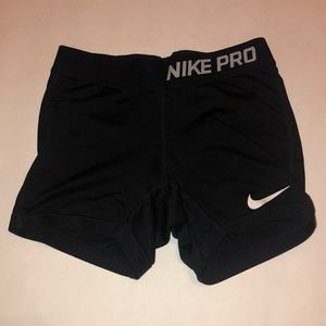 Black Dri-Fit Nike Pro Spandex